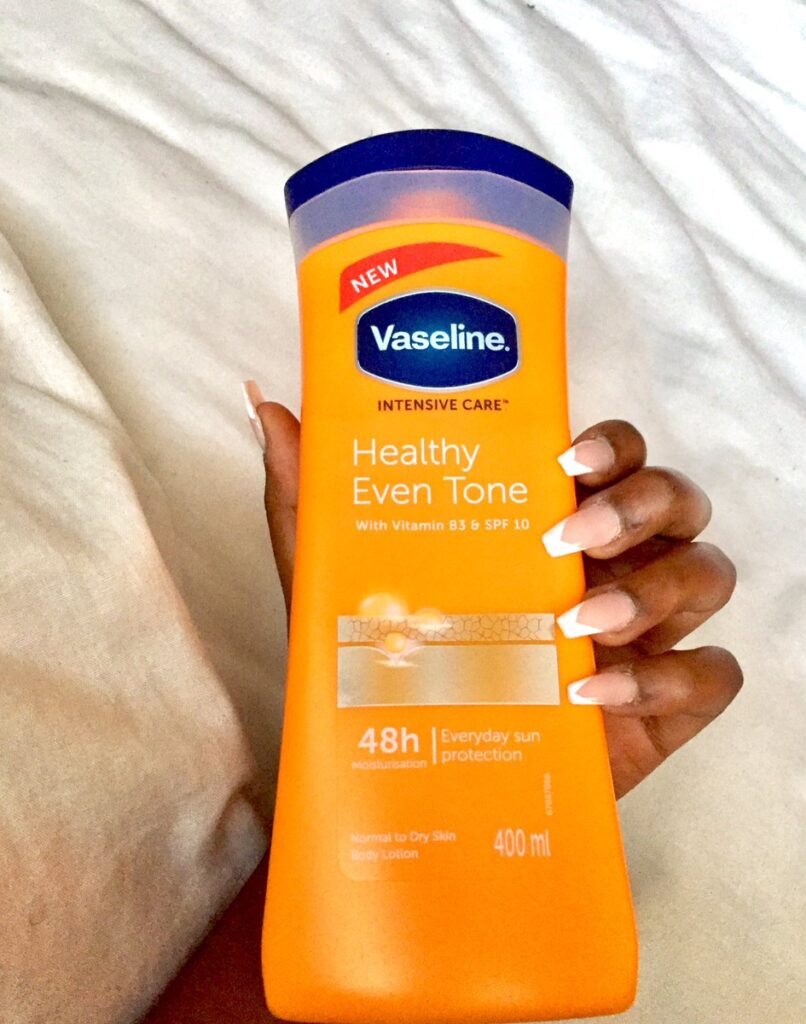 Vaseline Intensive Care Healthy Even Tone Body Lotion With Vitamin B3 And Spf 10 400 Ml Sl Kade 4004